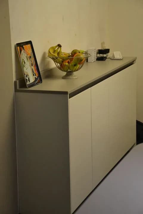 Cuisine ivoire aux lignes courbes, photo 10 sur 17